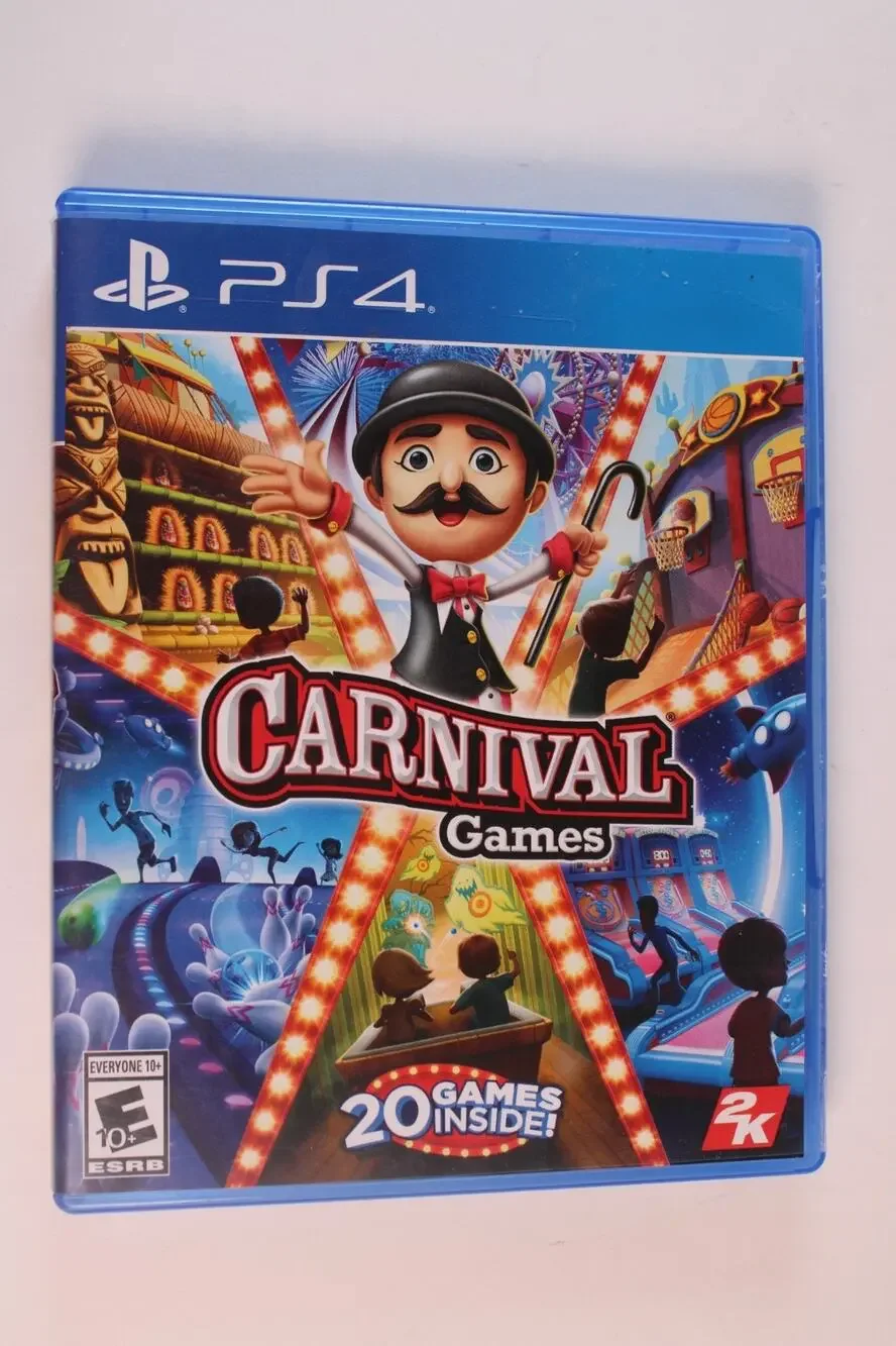Carnival Games (Sony Playstation 4, PS4) Authentic, Complete, Tested/Works